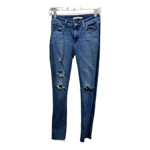 Levi's® 711 Distressed Skinny Jeans Size W26 L30